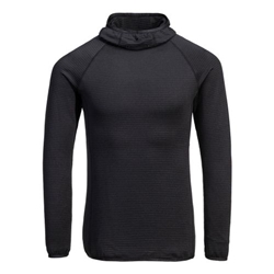 Portwest Waffle Fleece Hooded Baselayer. Size/Fit  M/R, Black. Style B191