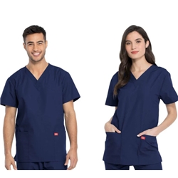 Unisex Dickies Scrub Set - NAVY - Small