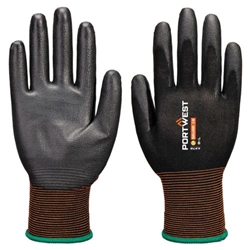 Portwest GP Grip 18 PU Glove. Size/Fit  XS/R, Black. Style A372