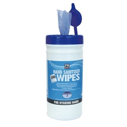 Portwest Hand Sanitiser Wipes (200 Wipes). Size/Fit  /U, Blue. Style IW40