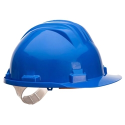 Portwest Work Safe Helmet. Size/Fit  /R, Royal Blue. Style PS61