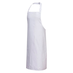 Portwest Polycotton Bib Apron. Size/Fit  /R, White. Style S841