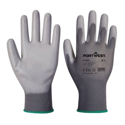 Portwest Grip 13 PU Palm Glove. Size/Fit  S/R, Grey. Style A120