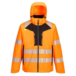 Portwest DX4 Hi-Vis 4-in-1 Jacket. Size/Fit  XXL/R, Orange/Black. Style DX466