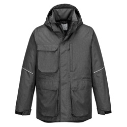 Portwest KX3 Winter Parka Jacket. Size/Fit  XL/R, Grey Marl. Style KX360