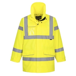 Portwest Hi-Vis Extreme Rain Jacket . Size/Fit  XXL/R, Yellow. Style S590