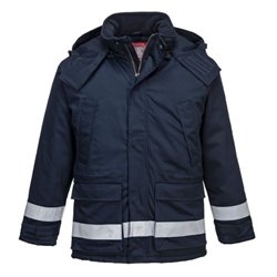 Portwest Bizflame Work FR Insulated Jacket. Size/Fit  XXL/R, Navy. Style FR59