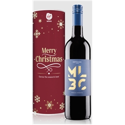 Malbec Merry Christmas Gift Box Tube 