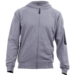 Caterpillar Loopback Full Zip Hoodie Heather Grey 2XL
