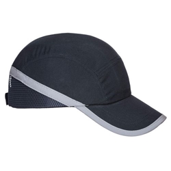 Portwest Long Peak Bump Cap. Size/Fit  /R, Navy. Style PW79