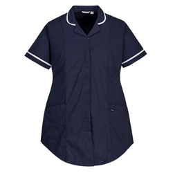 Portwest Stretch Maternity Tunic. Size/Fit  M/R, Navy. Style LW18