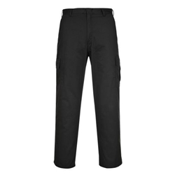 Portwest Combat Trousers. Size/Fit  28/T, Black Tall. Style C701
