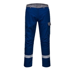 Portwest Bizflame Industry Two Tone FR Trousers. Size/Fit  46/R, Royal Blue. Style FR06