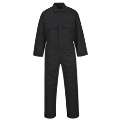 Portwest Bizweld Work FR Coverall. Size/Fit  XXL/T, Black Tall. Style BIZ1