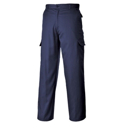 Portwest Combat Trousers. Size/Fit  30/S, Navy Short. Style C701