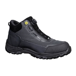 Portwest Girder Composite Mid Boot S3S ESD SR FO. Size/Fit  46/Y, Black/Grey. Style FE04