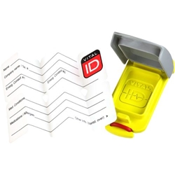 Portwest Universal Fit ID. Size/Fit  /R, Yellow. Style ID13