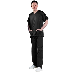 Unisex Scrub Trouser Black Medium