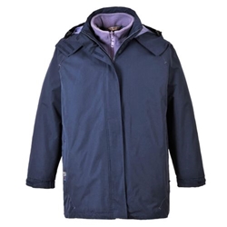 Portwest Elgin 3-in-1 Women's Jacket. Size/Fit  S/R, Navy. Style S571