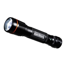 Portwest USB Rechargeable Torch. Size/Fit  /R, Black. Style PA75