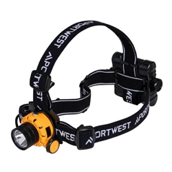 Portwest Ultra Power Head Light. Size/Fit  /R, Yellow/Black. Style PA64