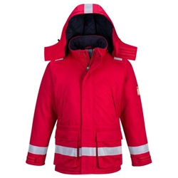 Portwest Bizflame Work FR Insulated Jacket. Size/Fit  M/R, Red. Style FR59