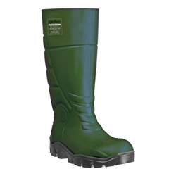 Portwest PU Safety Wellington S5 FO CI SR. Size/Fit  41/R, Green. Style FD95