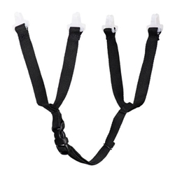 Portwest Chin Strap 4 Work Safe (PK5). Size/Fit  /R, Black. Style PA11