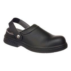 Portwest Steelite Safety Clog SB FO SR WPA E A. Size/Fit  41/R, Black. Style FW82