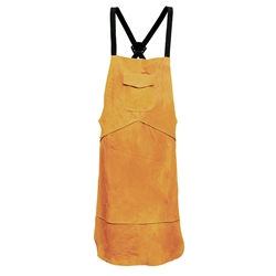 Portwest FR Leather Welding Apron. Size/Fit  /R, Tan. Style SW10