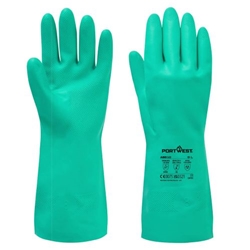 Portwest Chem 320 Nitrile Essential Multipack (PK12). Size/Fit  XL/R, Green. Style AB810