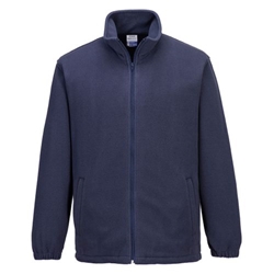 Portwest Anti-Static ESD Fleece. Size/Fit  S/R, Navy. Style AS26