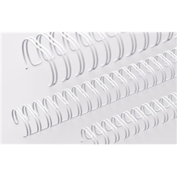 Renz 2:1 A4 Ring Wire Binding 9/16"/ 14.3mm 23 Loops White (Pack of 50)