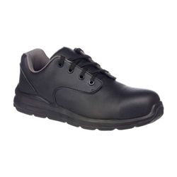 Portwest Compositelite Laced Safety Shoe. Size/Fit  43/R, Black. Style FD61