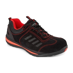 Portwest Steelite Lusum Safety Trainer S1P HRO. Size/Fit  41/R, Red. Style FW34