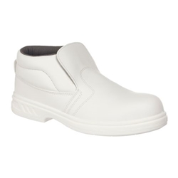 Portwest Steelite Slip On Safety Boot S2 FO SR. Size/Fit  47/R, White. Style FW83