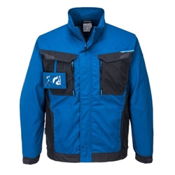 Portwest WX3 Work Jacket. Size/Fit  S/R, Persian Blue. Style T703