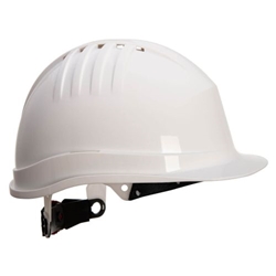 Portwest Expertline Safety Helmet (Wheel Ratchet). Size/Fit  /R, White. Style PS62