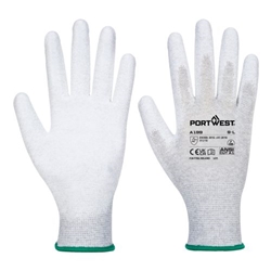 Portwest ESD 13 PU Palm Glove. Size/Fit  XXS/R, Grey. Style A199