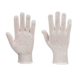 Portwest Liner 7 Glove Full Box (288 Pairs). Size/Fit  L/R, White. Style AB030