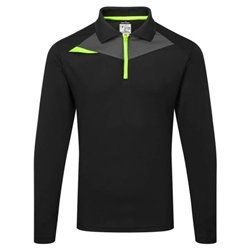 Portwest DX4 Polo Shirt L/S. Size/Fit  M/R, Black. Style DX414