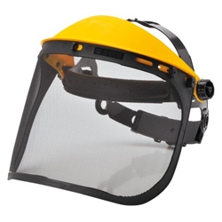Portwest Browguard with Mesh Visor. Size/Fit  /R, Black. Style PW93