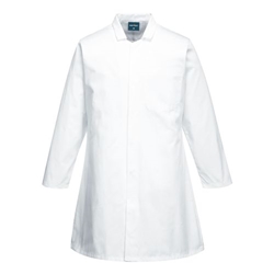 Portwest Food Industry 1 Pocket Coat. Size/Fit  4XL/R, White. Style 2202