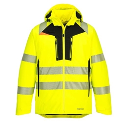 Portwest DX4 Hi-Vis Winter Jacket. Size/Fit  L/R, Yellow/Black. Style DX461