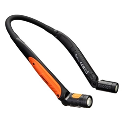 Portwest USB Rechargeable LED Neck Light. Size/Fit  /O, Black/Orange. Style PA73