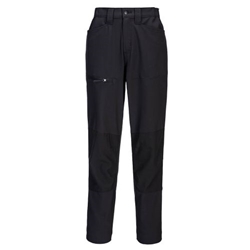 Portwest WX2 Eco Women's Stretch Work Trousers. Size/Fit  28/R, Black. Style CD887