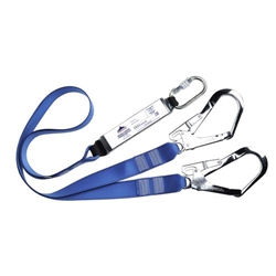 Portwest Double Webbing 1.8m Lanyard With Shock Absorber. Size/Fit  /R, Royal Blue. Style FP51