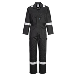 Portwest Iona Coverall. Size/Fit  M/R, Black. Style F813
