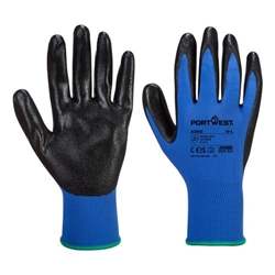 Portwest Grip 13 Nitrile Foam Glove. Size/Fit  XL/U, Blue. Style A320