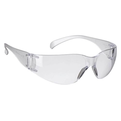 Portwest Wrap Around Safety Glasses. Size/Fit  /L, Clear. Style PW32